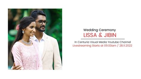 Wedding Ceremony Of Lissa Jibin Youtube