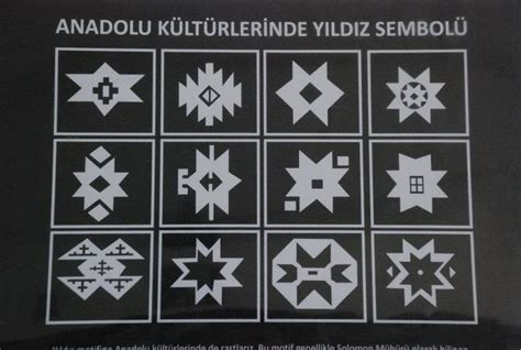 Anadolu da kültüründe yıldız sembolleri Semboller Desenler Halı