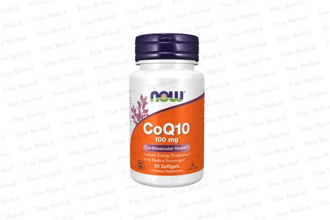 Now Coq10 100 Mg 50 Softgel Time Medical