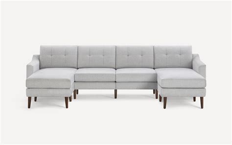 Nomad Fabric Double Chaise Sectional Sofa - Burrow