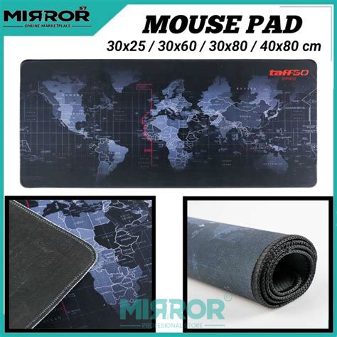 Jual Mouse Pad Gaming Xl Desk Mat Motif Peta Dunia Bahan Soft Anti Air