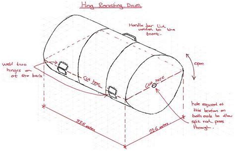 Design And Build Your Own Oil Drum Pig Roaster Oil Drum Pig Roaster