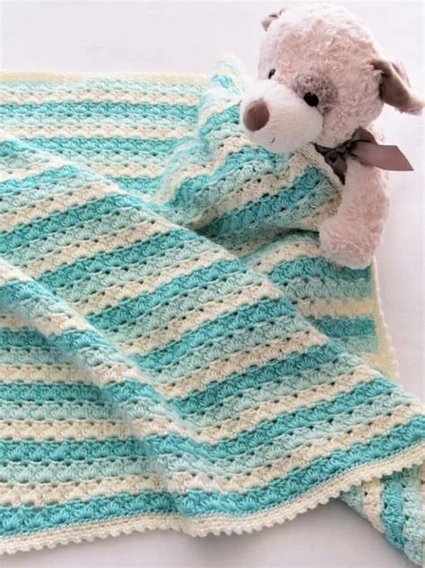 Crochet Afghan Stripes Pattern - Easy Crafts patterns