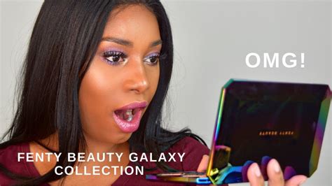 New Fenty Beauty Galaxy Collection Review Tutorial Itiffanniej Youtube