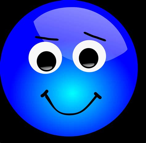 Download Blue_ Smiling_ Face_ Emoji.png | Wallpapers.com