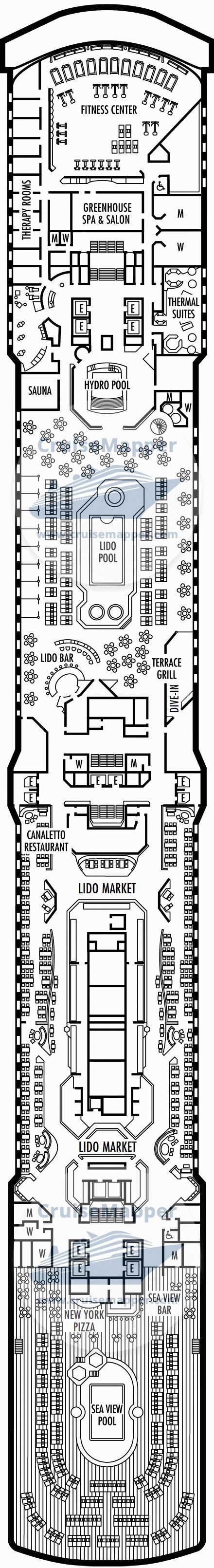 ms Eurodam deck 9 plan | CruiseMapper