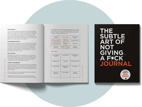 The Subtle Art Of Not Giving A Fck Journal By Mark Manson