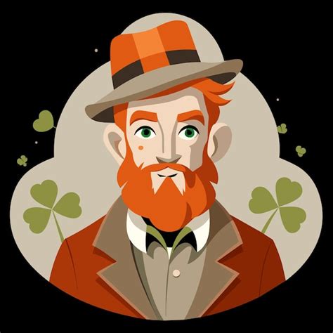 Premium Vector Saint Patrick Day Leprechaun Hand Drawn Cartoon