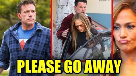 Ben Affleck Spotted Pushing Away Jennifer Lopez As She Came Back