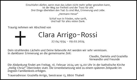 Clara Arrigo Rossi Hommages