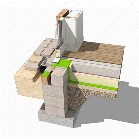 Sip8 Sip Level Door Threshold Detail With Brick Cladding