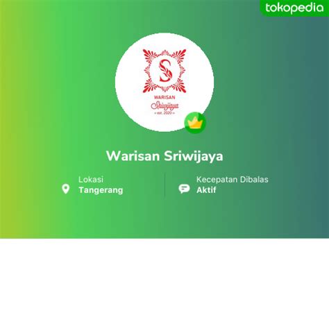 Toko Warisan Sriwijaya Online Produk Lengkap And Harga Terbaik Tokopedia