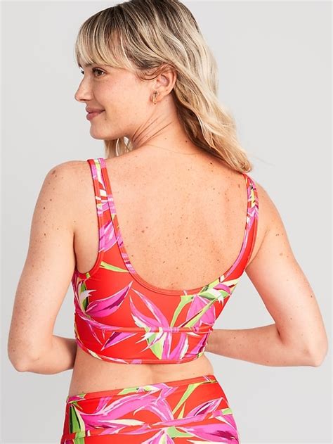 Scoop Neck Bikini Swim Top For Women Old Navy