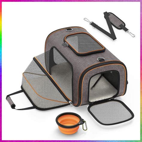 Cat Carrier Airline Approved Expandable Soft Sided Pet Carrier Bag