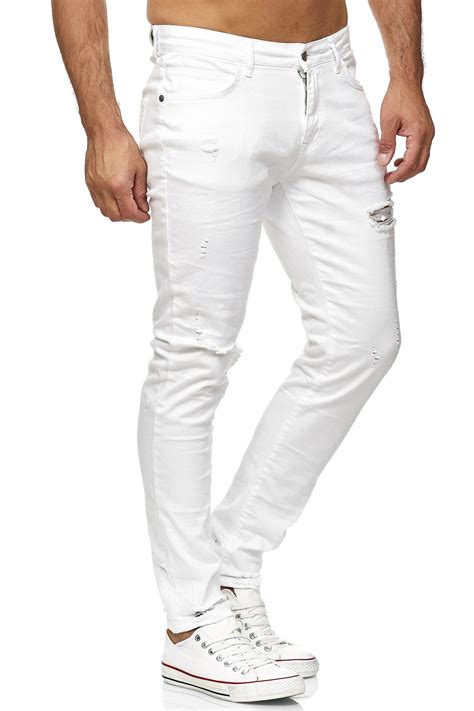 Redbridge Herren Jeans Hose Slim Fit R Hrenjeans Denim Destroyed Ripped