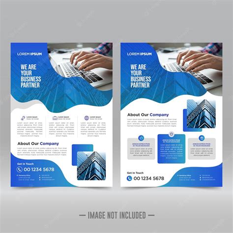 Premium Vector Corporate Poster Flyer Design Template