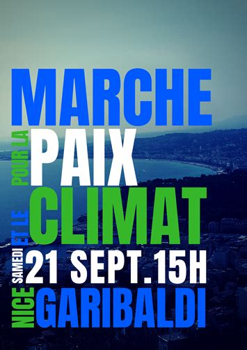 MARCHE POUR LA PAIX ET LE CLIMAT CGT CHU DE NICE