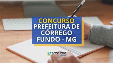 Concurso Prefeitura de Córrego Fundo MG até R 5 mil mensais