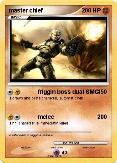 Pokémon Master Chief 1698 1698 Friggin Boss Dual Smg My Pokemon Card