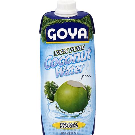 Goya Coconut Water 100 Pure UHT Hispanic Foodtown