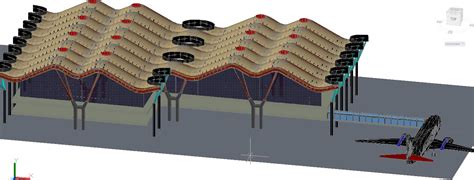 Airport terminal design concepts - Cadbull