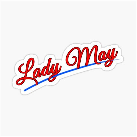 "Lady May" Sticker for Sale by CB-100 | Redbubble