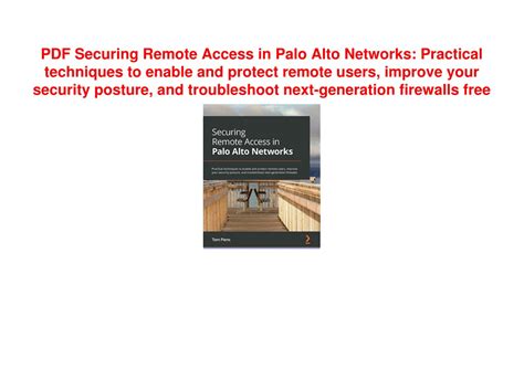 Ppt Pdf Securing Remote Access In Palo Alto Networks Practical