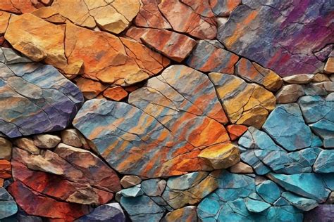 Colorful Rock Texture Background Rock Texture Background Colorful