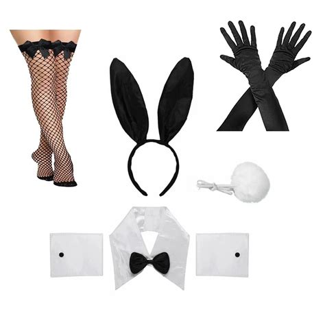 Coelhinho Da P Scoa Cosplay Costume Set Sexy Set Incluindo Luvas Meias