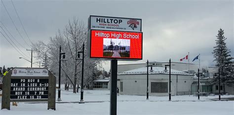 Hilltop High School - PM Signs