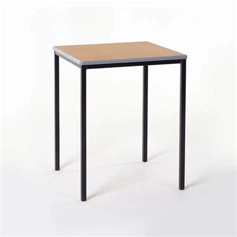 Morleys Fully Welded Classroom Table 600x600 Square Cast Pu Edge Morleys Bicester Ltd