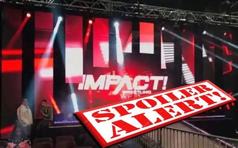 Impact Wrestling Television Taping Spoilers From November 20th 2022 R