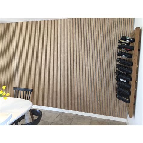 Wall Wood Veneer Panel Oak Slat Wood Acoustic Panels For Wall