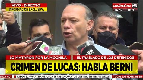 Crimen De Lucas Habló Berni Youtube