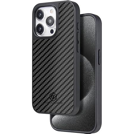 Amazon MONOCARBON Real Carbon Fiber Case For IPhone 15 Pro Max