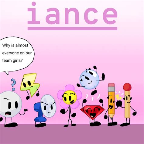 IANCE! BFB Team! by DaisyMayrose on DeviantArt