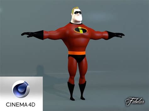 Mr Incredible | 3D model | The incredibles, Mr., 3d model