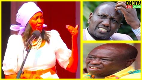 Listen What ANGRY Susan Kihika Told Ruto Gachagua Face To Face At