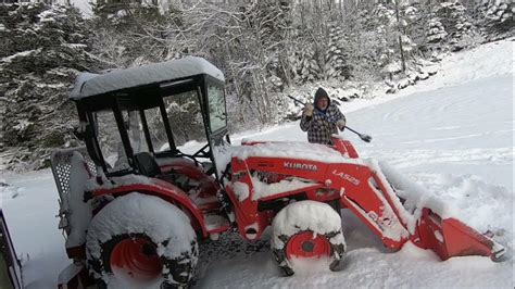 Plowing And An Oops With The Kubota L2501 Using Edge Tamers Youtube