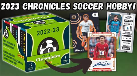 15 Different Sets In One 2022 23 Panini Chronicles Soccer Hobby Box