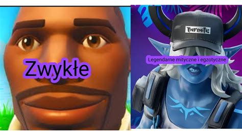 Gramy w fortnite ALE wylosowany skin decyduje o tym jaką rzadkością