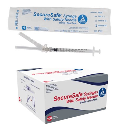 Dynarex Cc Securesafe Syringe Coast Biomedical Equipment