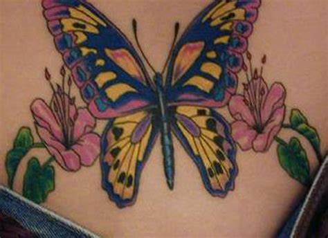 Tattoos You: Butterfly Tattoo >> Yellow Butterfly and Hibiscus for ...