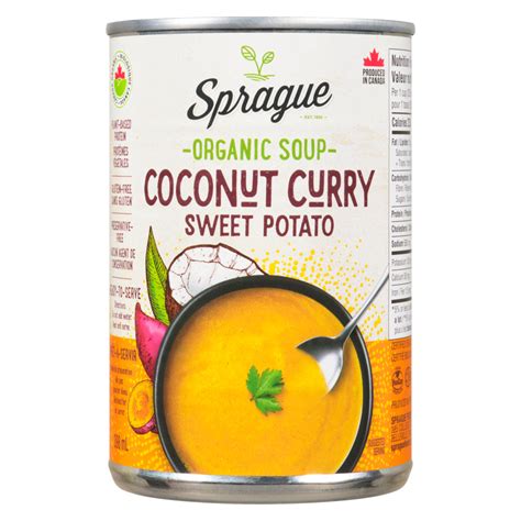 Sprague Coconut Curry Sweet Potato Organic Soup 398 Ml Giant Tiger