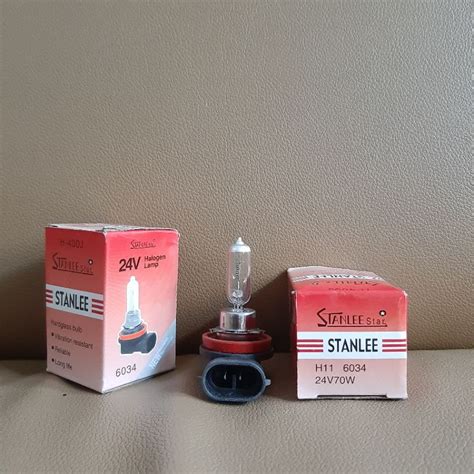 Jual Lampu Bohlam Halogen Stanlee Star H11 24V 70W 6034 Shopee