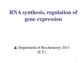 PPT - Gene Expression and Protein Synthesis PowerPoint Presentation ...