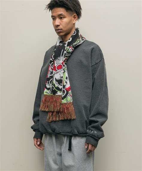 Bal（バル）の「【2021秋冬】jacquard Knit Soccer Scarf（マフラー）」 Wear