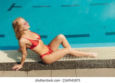 Naked Blonde Pool Images Stock Photos Vectors Shutterstock