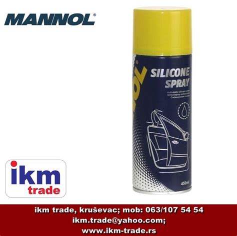 Mannol Silicon Spray - Silikonski sprej 450ml - IKM Trade