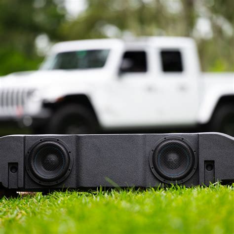 Stinger Dual 8 Under Seat Vented Jeep Gladiator Subwoofer Enclosure Australian Car Audio